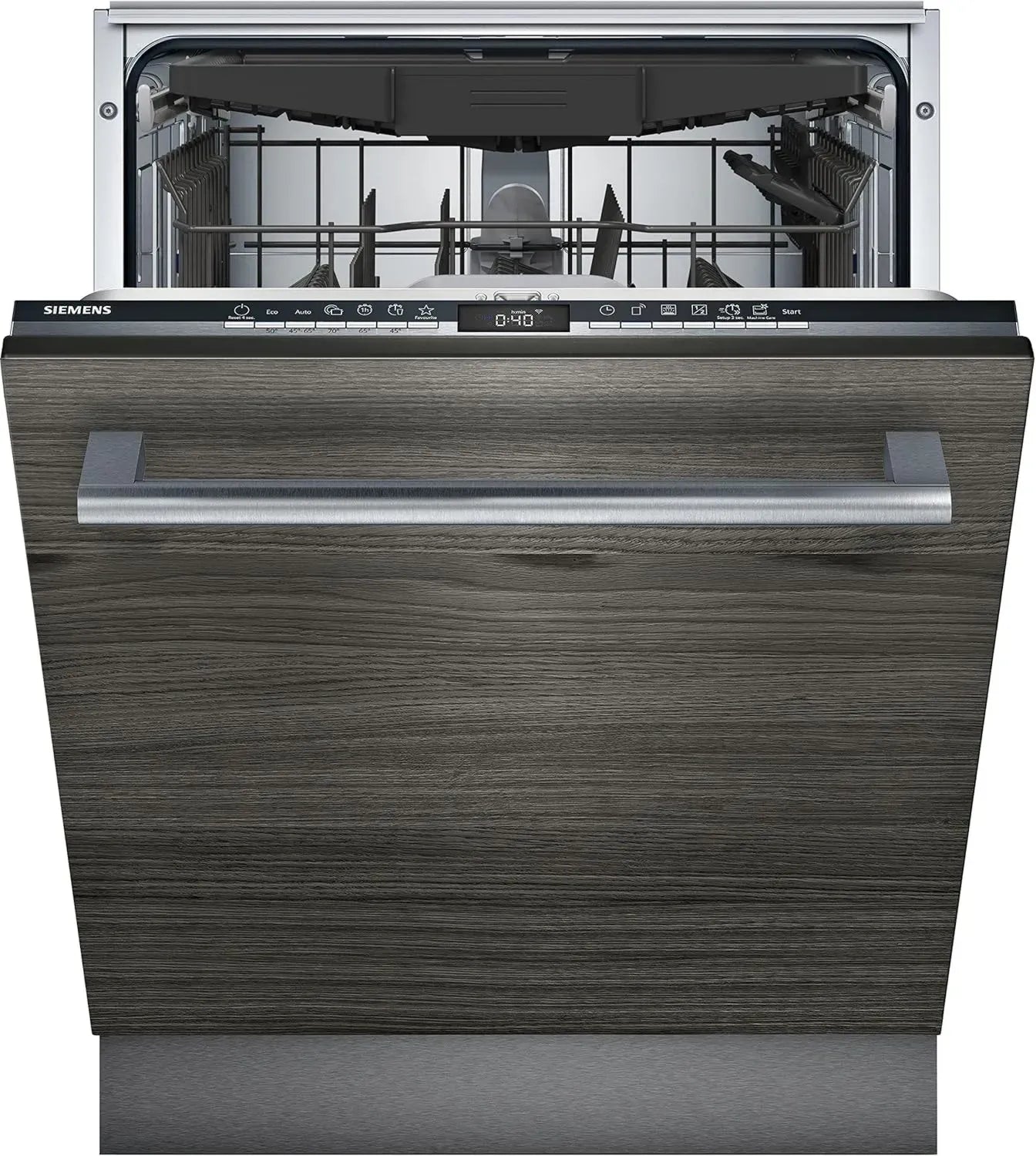 Siemens iQ300 Vollintegrierter Geschirrspüler, 60 cm, Besteckschublade, HomeConnect, varioSpeed Plus, autoOpen-Trocknung, Energieklasse C