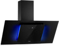 Klarstein Eleonora Wandhaube, energiesparend, RGB-Ambiente, 426 m³/h, 90 cm, Schwarz