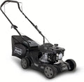 Scheppach MP132-40B Benzin-Rasenmäher Schwarz für 600m² | 40cm Schnittbreite | 3,3 PS Leistung | 3-fache Höhenverstellung (30-66mm) | 35L Fangbox | 131cm³ Hubraum