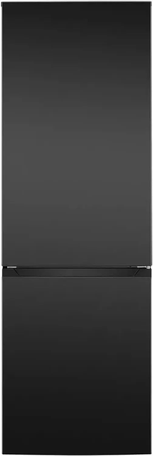 Bomann XXL Kühl-Gefrierkombination 186cm, 60cm breit, freistehend, wechselbarer Türanschlag, 4 Ablagen, 40dB, schwarz-inox