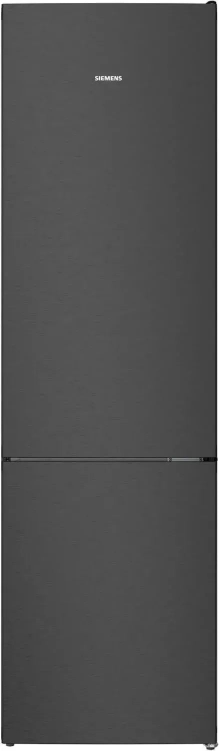 Siemens iQ300 Kühl-Gefrierkombination, 363 l, NoFrost, hyperFresh, leise, LED, 203 x 60 cm, Edelstahl AntiFingerprint