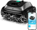 WYBOT C1 Poolroboter mit Akku – Intelligente Routenplanung, vollautomatischer Poolreiniger für Boden, Wasserlinie und Wände, leistungsstarker Dreifachmotor, 150 Minuten Laufzeit, 150 m² – Grau
