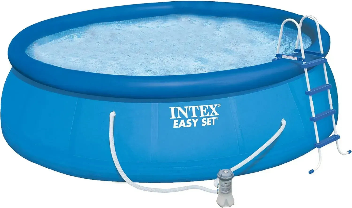 Intex Easy Set Aufstellpool mit Filterpumpe – 457cm x 122cm, Blau