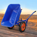 Robuster Garten-Handwagen mit großen Rädern und Komfortgriff, ideal für Familie, Strand und Sport