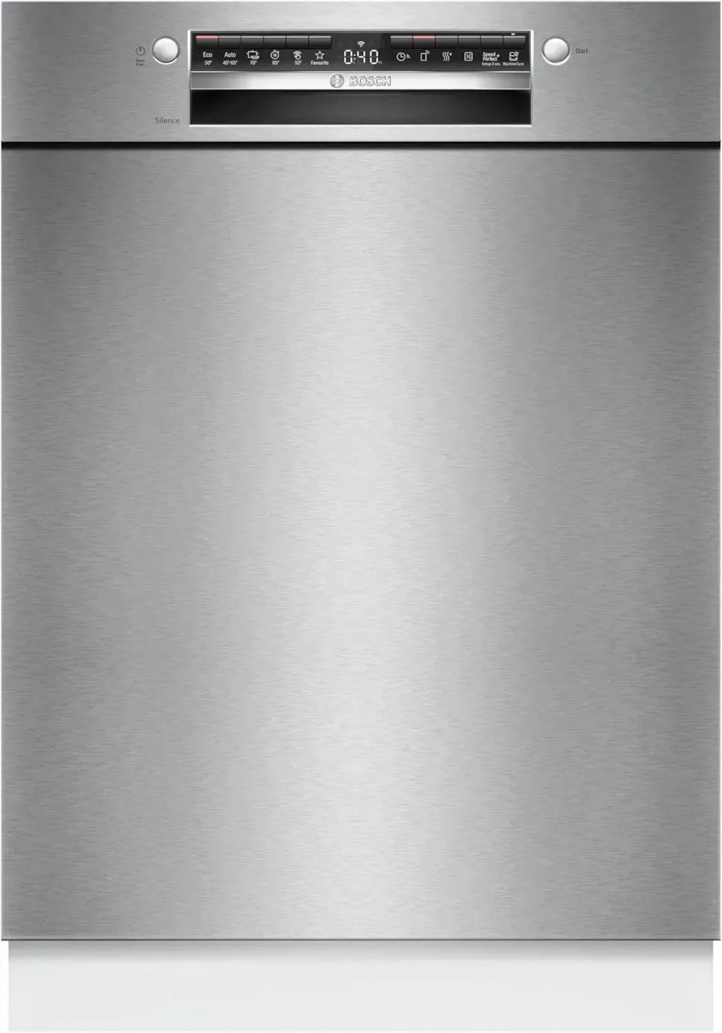 Bosch Serie 4 Unterbau-Geschirrspüler 60 cm, VarioFlex, besonders leise, Smart Start, 3-fach Rackmatik, Eco 50°C, Home Connect, Edelstahl