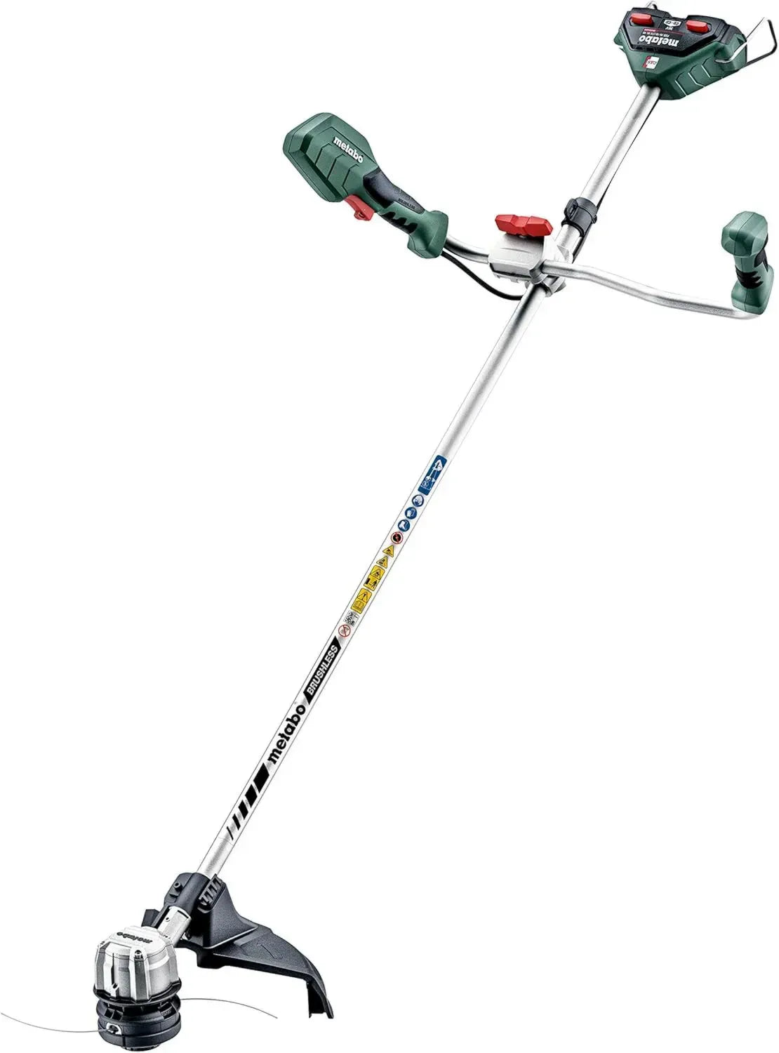 Metabo Akku-Freischneider 18 V, Zweihandgriff, Brushless-Motor, Quick Fadenwechsel, ohne Akku und Ladegerät