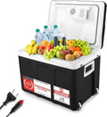 Elektrische Kühlbox 45L mit 12V/230V Anschluss, tragbar & thermoelektrisch, ideal für Auto, Camping & Reisen