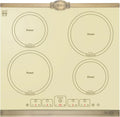Kaiser Empire Luxus Induktionskochfeld 60 cm, Elfenbein-Glas, Retro-Design