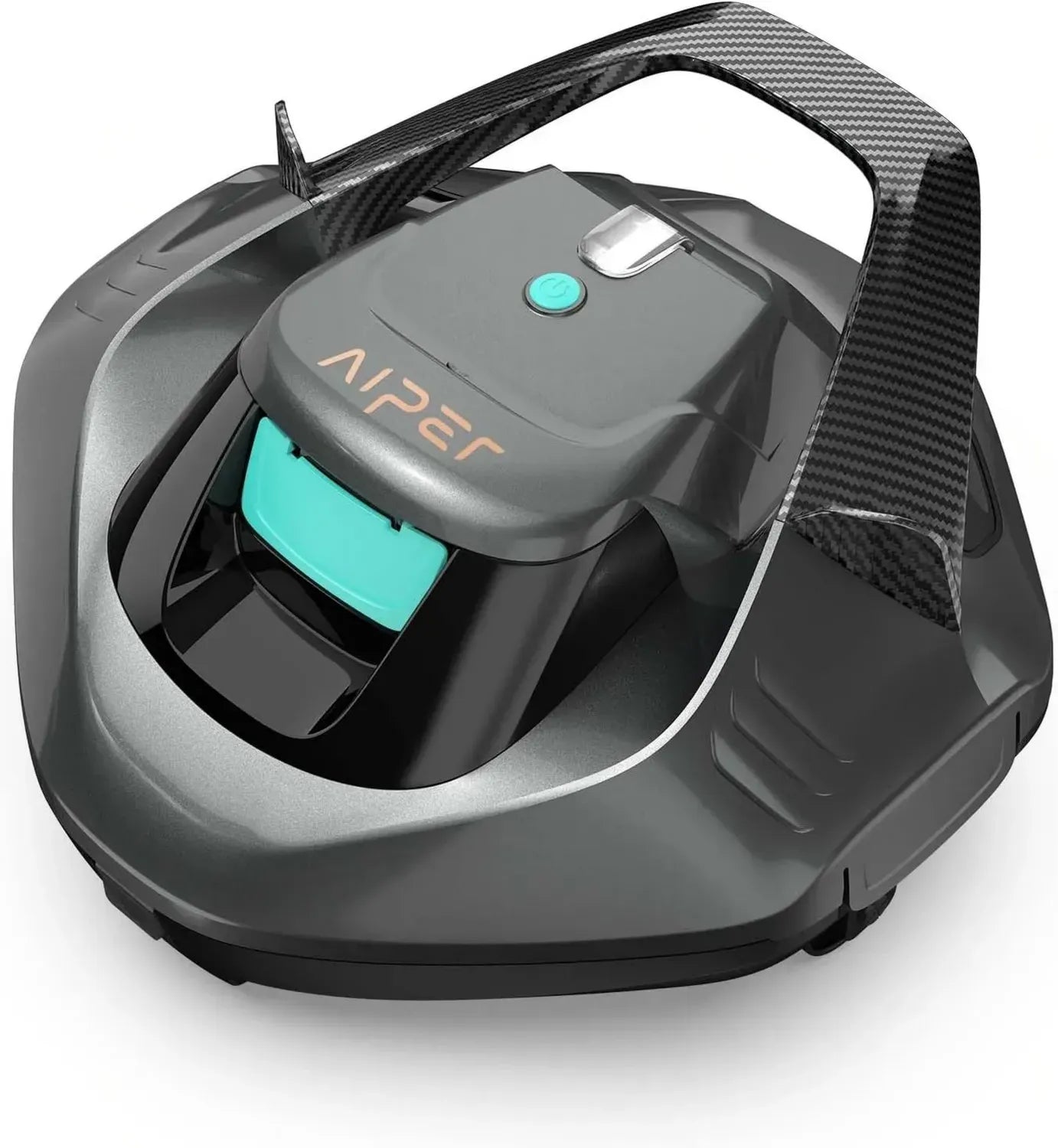 Kabelloser AIPER Poolroboter mit 90 Min Akkulaufzeit, Dualmotoren & LED, Für Pools bis 80 m²